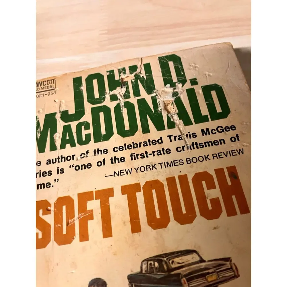John D MacDonald Paperback Books Lot of (2)‎ Vintage Tan Touch 1970s
